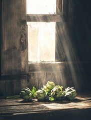 Poster - Artichokes Near Window