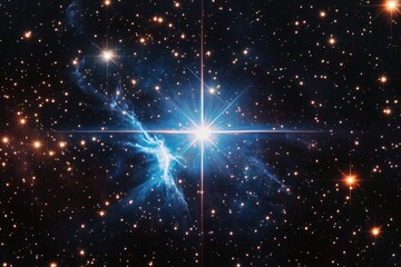 Wall Mural - Blue Star Cluster