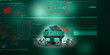 © jijomathai - 3d illustration Business Network concept