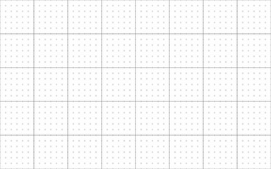 Wall Mural - white background with a black line grid creating a square pattern. blueprint background for technolo