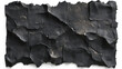 © Tichila - Solid black wall textured backdrop. Isolated on pure white.