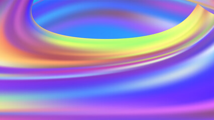 Wall Mural - Holographic foil. Iridescent rainbow gradient. Holographic foil. Abstract background