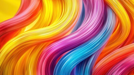 Wall Mural - an abstract image of stretching elastic fibers, representing flexibility and adaptation in modern bu