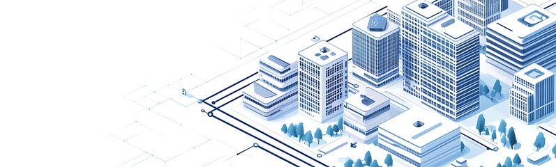 Leinwandbilder - City-wide digital monitoring system featuring a cyberpunk aesthetic in a visually striking image.