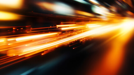 Poster - Light streaks generating dynamic abstract composition, conveying motion and energy, perfect for graphic design backgrounds