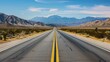 © Gilang - Desert highway road trip scenic mountains travel