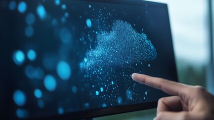 Fototapete - AI-driven weather prediction dashboard showcasing future forecasts and analytics in a visually appealing format.