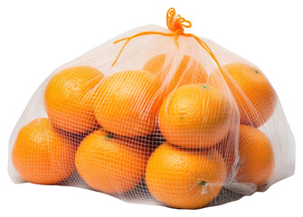 Poster - PNG Oranges in plastic mesh sacks grapefruit plant food.