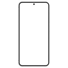 Wall Mural - photo of smartphone similar to android device without background and screen. frame only. gray color.