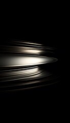 Wall Mural - abstract curves create an illusion of layered three dimensional space
