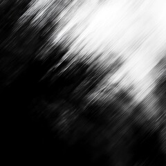 Poster - Abstract Black and White Streaks: A Study in Contrasting Tones and Dynamic Motion on a Textured Canvas