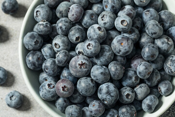 Wall Mural - Raw Organic Blue Sweet Blueberries