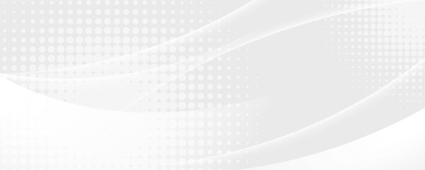 Wall Mural - dot white gray wave light technology texture background. abstract big data digital concept.eps