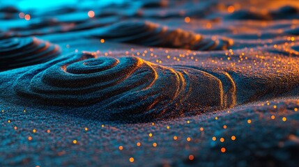The abstract representation of Segwit is set against the background of blockchain technology, which is characterized by its integration of cryptocurrency, fintech, blockchain network, and programming