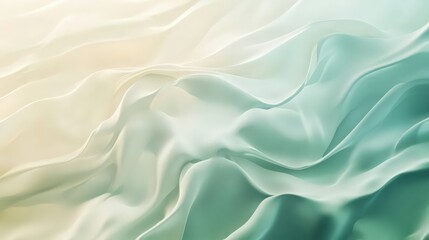 Wall Mural - Abstract Pastel Waves: Serene and Fluid Design with Soft Gradient Colors