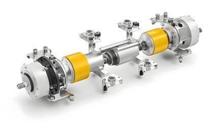 Poster - Detailed comparison of pneumatic and hydraulic power transmission systems highlighting their unique advantages applications and suitability for various industrial equipment and machinery