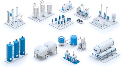 Aufkleber - Detailed comparison of pneumatic and hydraulic power systems highlighting their advantages applications and suitability for different industrial and engineering sectors
