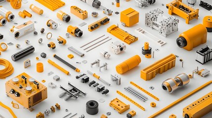 Poster - Photograph Showcasing a Detailed Comparison of Hydraulic and Pneumatic Systems Highlighting Their Advantages Differences and Applications in Industrial and Engineering Environments