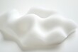 © MrHamster - Delicate white foam material exhibits soft undulating surface