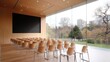© MAKASIHMAS SIDNEY - Modern auditorium with park view, presentation screen