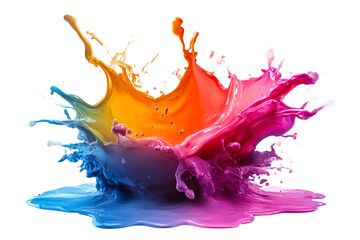 Wall Mural - vibrant hues in dynamic motion