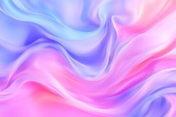 Wall Mural - Colorful, flowing, and abstract background with a pink and blue hue