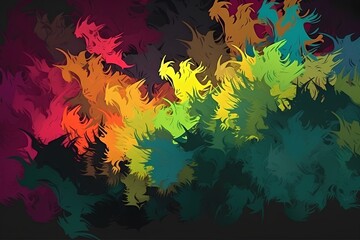 Wall Mural - abstract colorful background