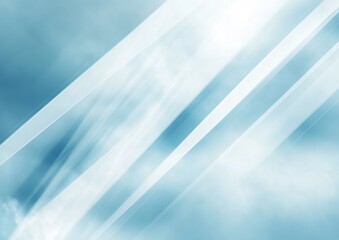 Wall Mural - Abstract blue and white diagonal lines background.