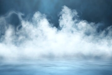 Wall Mural - abstract scene of smoke on a dark background. 3d rendering