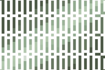 vertical pixel pattern in sage green with gradient bar grid and abstract structured composition. dig