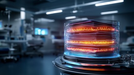 Poster - Holographic visualization in clinical settings innovative medical technology for advanced healthcare facilities