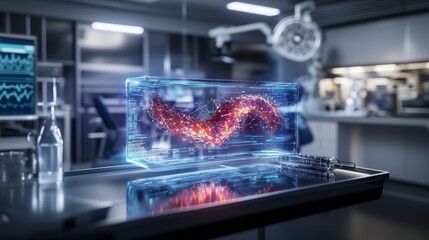 Aufkleber - Transforming healthcare with holographic patient representation innovative digital visualization in clinical labs