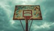© Ardhana - The Basketball Hoop Shows Signs of Time and Weather Damage