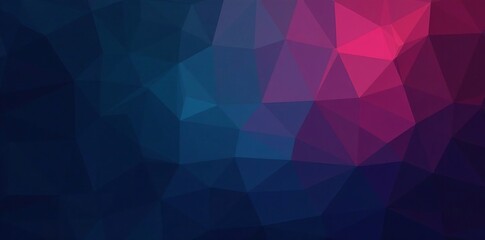 moody and mysterious dark abstract polygon background, visual, depth