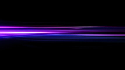 Wall Mural - A black background with a neon purple glow at the edges