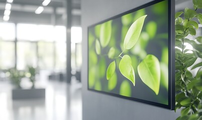 Poster - Image showcasing an interactive sustainability engagement board designed for educational or corporate settings.