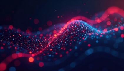 Abstract digital code flowing on dark background, development, internet, digital