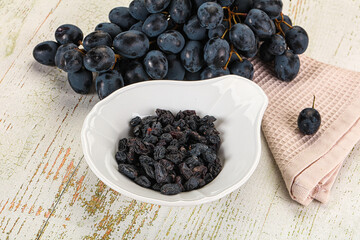 Wall Mural - Dry ripe sweet blue raisin