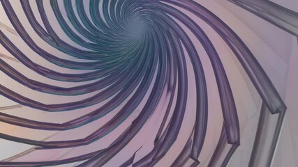 Leinwandbilder - Ethereal Gradient Spiral