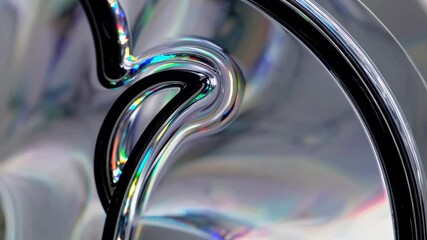 Leinwandbilder - Glass Refractions Dance