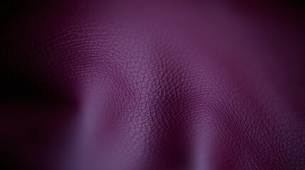 Vibrant Purple Light Beam on Leather Textured Surface