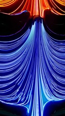 Poster - Mesmerizing Glowing Waves
