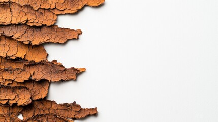 Aufkleber - Cracked and Peeling Paint on White Surface in Abstract Design