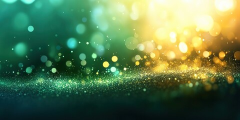Fototapete - Abstract Colorful Bokeh Background with Soft Blurry Lights