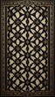 © anomalicreatype - Ornate Floral Pattern with Gold Accents and Intricate Frame Design