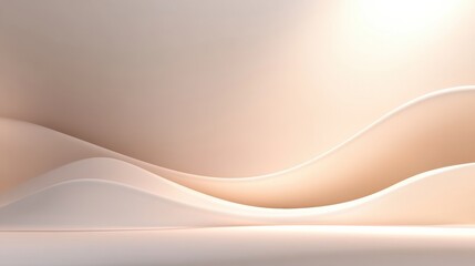 Fototapete - Modern minimalist background with soft gradients providing ample space for creative text placement and design integration. Generative AI