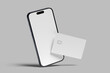© Rizalamora - Smartphone and credit card blank mockup