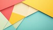 © Tom - Colorful geometric shapes in pastel tones create a vibrant and modern background.