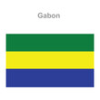 © awesome artt - Gabon flag. Vector illustration of the national flag