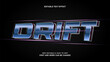 © Muh - Drift text effect with editable elegant style